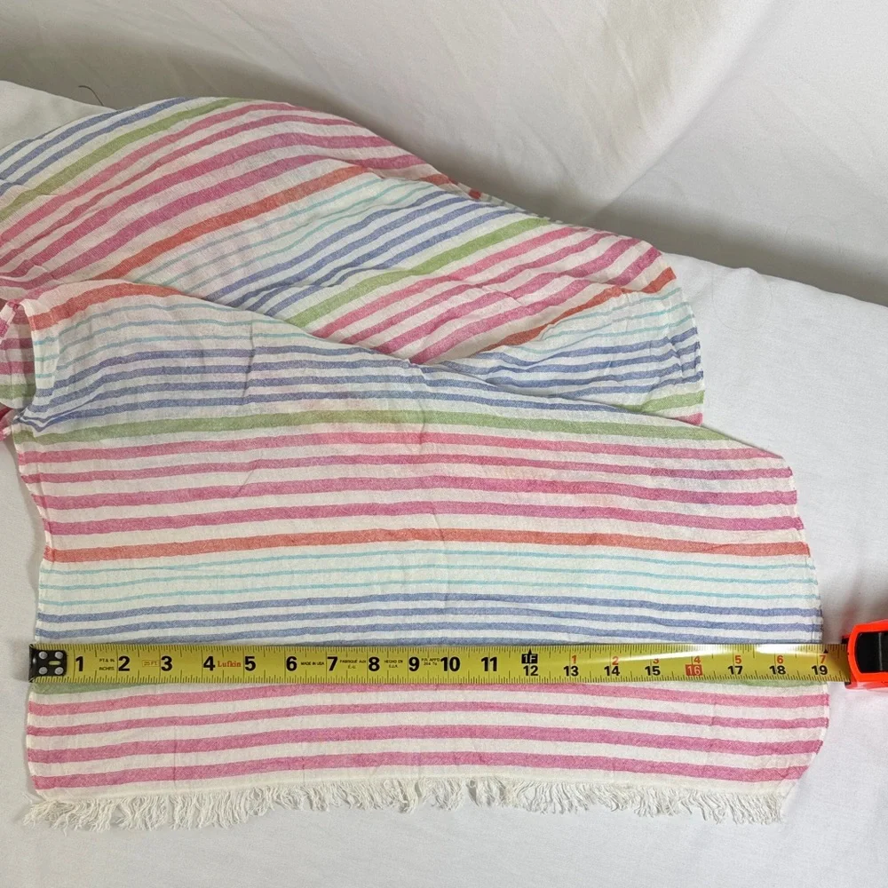 J. Jill Multicolor Striped Scarf